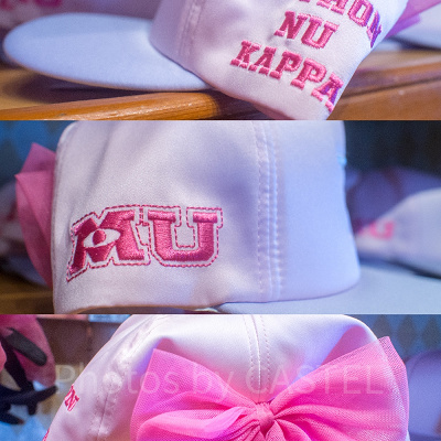 左右の刺繍とリボンがかわいい♡