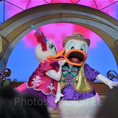 レッツ・パーティグラ！のドナルドとデイジー