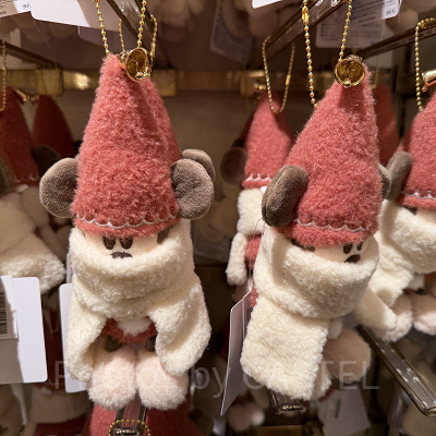 リルリンリンぬいぐるみバッジ（赤）