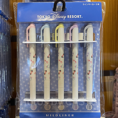 ラインマーカー〈マイルドライナー〉セット（ディズニーカチューシャ柄グッズ）