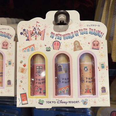 リップクリームセット（ディズニー窓&ドアグッズ）