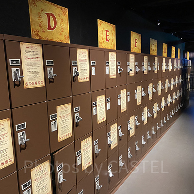 建物内に用意されたロッカー