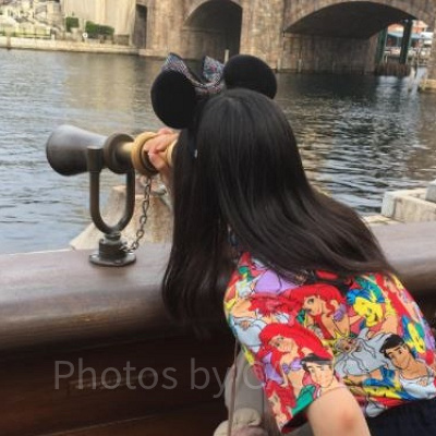 望遠鏡をのぞいて♪