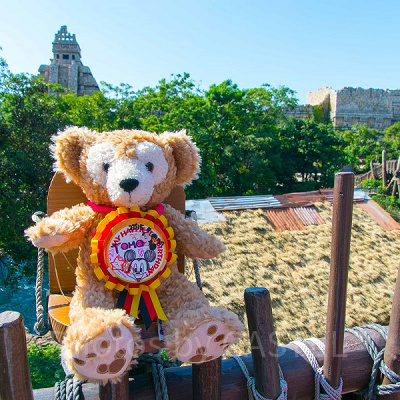 ロストリバーデルタ ダッフィー写真スポット<br />設定:16㎜ SS1/160 F10 ISO100
