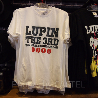 ルパン三世ロゴ白Tシャツ