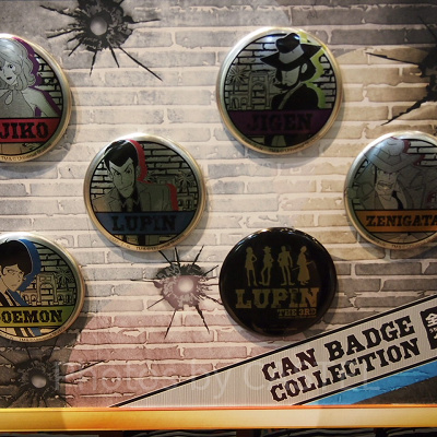 ルパン三世コレクタブル缶バッジ（全8種）