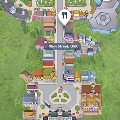 マジックキングダムのマップ