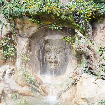 魔法の鏡のロックワーク