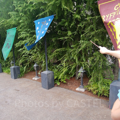 USJワンド・マジックの魔法スポット/風をおこす魔法