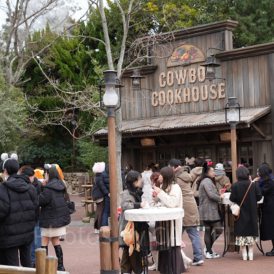 3月ディズニーランド混雑レポ：カウボーイクックハウス