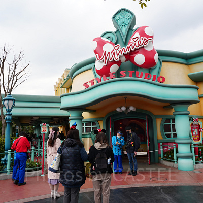 3月ディズニーランド混雑レポ：ミニーのスタイルスタジオ