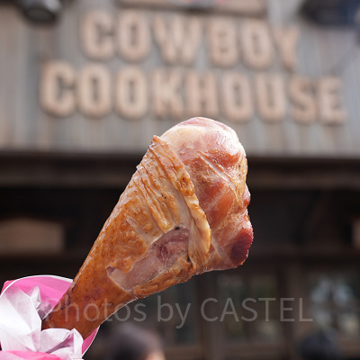 3月ディズニーランド混雑レポ：スモークターキーレッグ