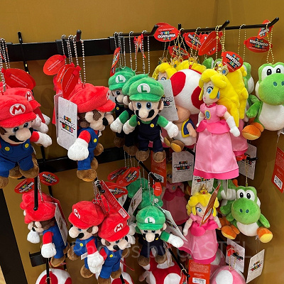 マリオやルイージのぬいぐるみキーチェーン