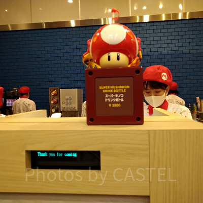 マリオカフェのレジ