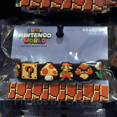 マリオキャラクターのラバーブレスレット