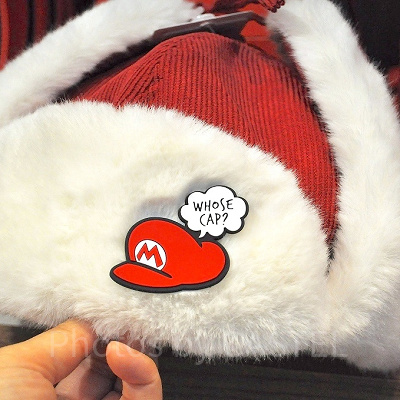 マリオの耳当て付き帽子