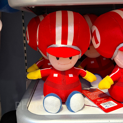 マリオカートキノピオのぬいぐるみ（ユニバキノピオグッズ）