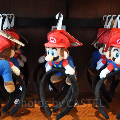 マリオのぬいぐるみカチューシャ