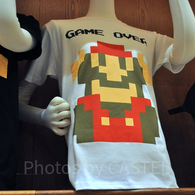 マリオのゲームオーバーTシャツ（ホワイト）