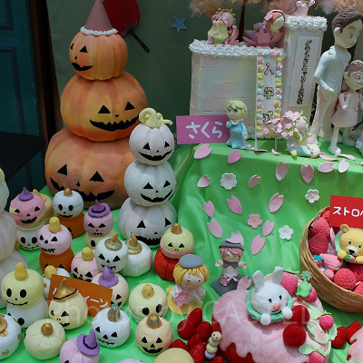 パティシエによるマジパンアート