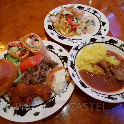 「ユニバーサル・ジャングル・ドリーム・パーティ」の食事/USJ