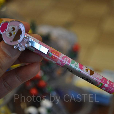 モッピーのマスコット付きシャープペン