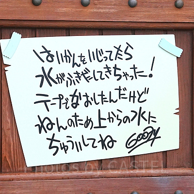 グーフィーからのメッセージ