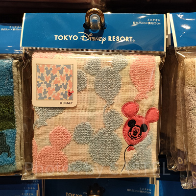 ミッキーバルーンのミニタオル