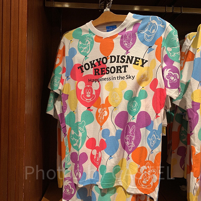 ミッキーバルーンTシャツ（ミッキーグッズ）