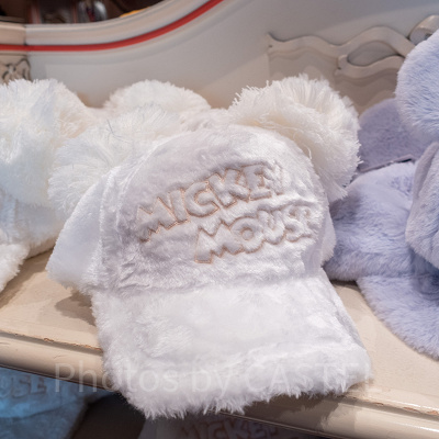 ミッキーもこもこキャップ（ホワイト）