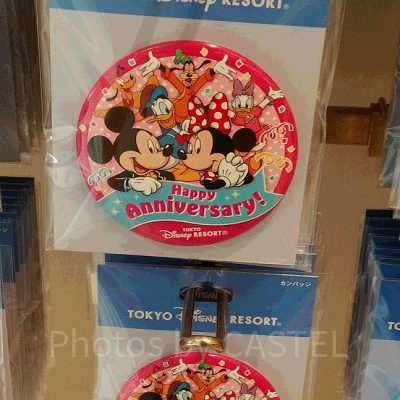 ミッキー＆フレンズ缶バッチ