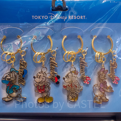 ミッキー＆フレンズキーホルダーセット（クラシックデザイン）