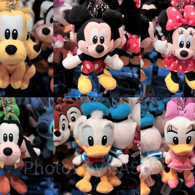 ミッキー&フレンズのストラップキーチェーン