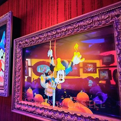 上海ディズニーランドのミッキーグリーティング：撮影の様子