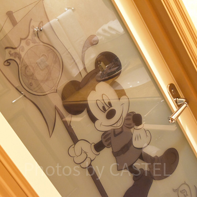 お風呂場にもミッキー