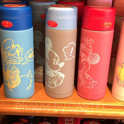 ミッキー、ミニー、ドナルドのドリンクボトル