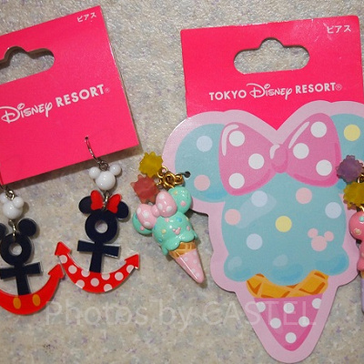 ミッキーミニーピアス