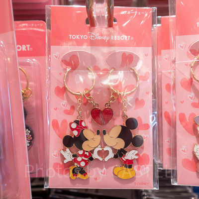 ミッキー＆ミニーペアキーホルダー（ハート）