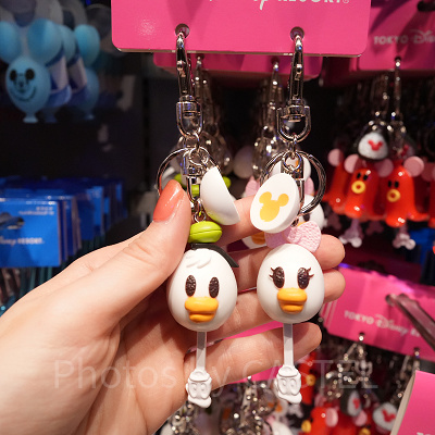 ミッキー＆ミニーペアキーホルダー（たこさんウインナー）