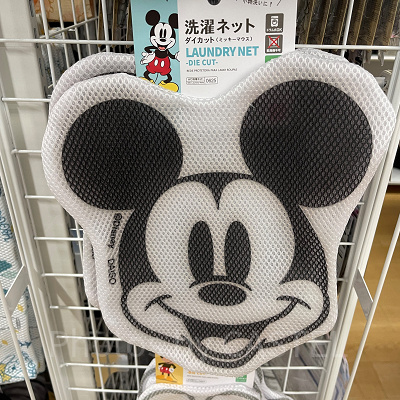 ミッキーマウス：洗濯ネット（ダイカット）