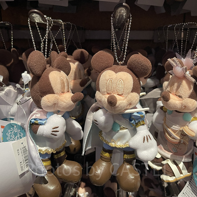 ミッキーぬいぐるみバッジ(ディズニーシー24周年グッズ