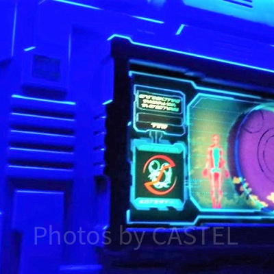 モニターにミッキーが！