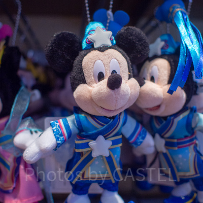 ミッキーぬいぐるみバッジ