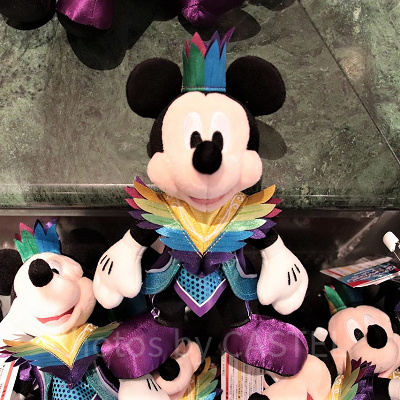 ミッキーぬいぐるみバッジ