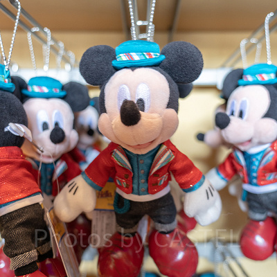 ミッキーぬいぐるみバッジ