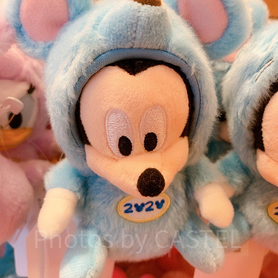 ミッキーぬいぐるみバッジ