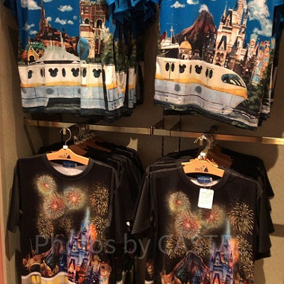 ミッキーシェイプの雲や花火がかわいい！