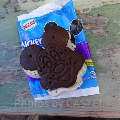 ミッキーシェイプのクッキーサンド