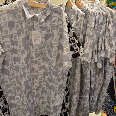 ミッキー半袖シャツ（グレー） 