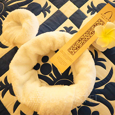 アウラニならではのミッキータオルのおもてなし